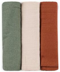 Petite&Mars Moussy scutece textile Earth Tones 68 x 68 cm 3 buc