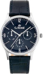 Gino Rossi Zegarek 10737A-6F1 (zg258e) blue/silver uniwersalny (20804) - vexio Ceas