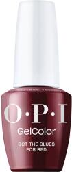 OPI Vegán és hema-mentes féltartós körömlakk OPI Gel Color, Got the Blues for Red, 15 ml