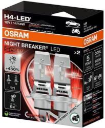 OSRAM Set de 2 becuri LED auto NIGHT BREAKER SPEED H4 (P43t) / 14 W / 12 V / 6000 K - Osram (OA0098)