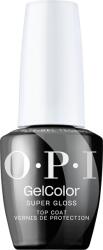 OPI Vegán és Hema-mentes fedőlakk gél lakkhoz OPI Gel Color Super Gloss Top Coat, 15 ml