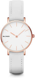 Millner Ceas de dama Millner Mini White Leather (8425402504819) Ceas