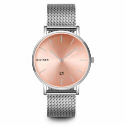 Millner Ceas de dama Millner Mayfair S Silver Pink (8425402504505) Ceas