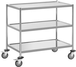 Royal Catering Tálalókocsi - 3 polc - 60 kg-ig - polcok: 84.5 x 52.5 x 80 cm - Royal Catering (RC_SSTWH_01)