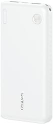USAMS PB83 Power Bank 2xUSB-A 1xUSB-C 10000mAh fehér