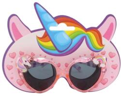 Gift Design Gyerek napszemüveg, rózsaszín szívminta csillámmal, unikornissal és dekoratív szivárvánnyal (GDSUNKIDSIUC)