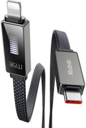 Mcdodo USB-C la Lightning Mcdodo CA-4960 cu afișaj 36 W 1, 2 m (negru) (33655) - vexio