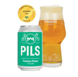 MONYO Brewing Co. Monyo Pils 4, 5% 0, 33l 1/12 CAN DRS