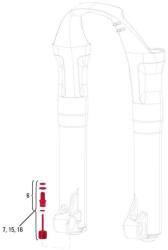 RockShox Domain/Lyrik/Totem Ext Reb Adjust Knob