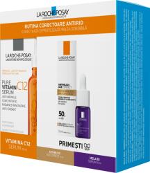 La Roche-Posay Pachet La Roche-Posay, Vitamina C12 Serum 30 ml + Mini Mela B3 Serum 10 ml + Anthelios UVMune 400 Oil Control Fluid SPF50+, 15 ml