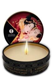 Shunga ROMANCE Shunga masszázsgyertya, eper aromával, természetes összetevőkből, 30 ml (697309046084)