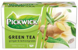 Pickwick Zöld tea, 20x1, 5 g, PICKWICK, gyömbér-citromfű (KHK1135) (KHK1135)