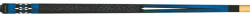  Tac biliard, pool din 2 piese, Triton Target 2. , albastru 145cm/13mm (JB5585012)
