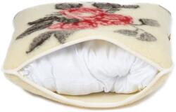 Kampol merinó gyapjú párna szett, termoelasztikus, cipzárral, piros, 70x80cm (2351813)