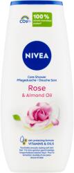Nivea Gel de dus Care & Roses, 500ml, Nivea | Nivea Gel de duș Rose, 500 ml | Nivea Gel de dus Care&Roses cu trandafir si ulei de migdale - 500 ml | Nivea Rose & Almond Oil gel de duș 500 ml
