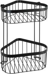 WENKO Classic Plus - sarokba, fekete, kétszintes (z23882100)