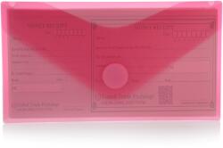 Office Box Plic Dl plastic Office box, prindere tip arici, in V, rosu FR90546