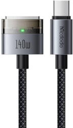 Mcdodo Cablu, USB-C la MagSafe 3, 140W, Indicator LED, 2m - Mcdodo (CA-2070) - Black (KF2358967) - vexio