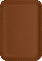 AlzaGuard PU Leather Card Wallet Compatible with Magsafe - konyakbarna (AGD-MWP002C)