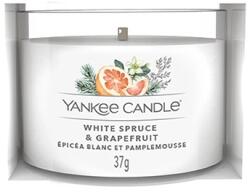 Yankee Candle White Spruce & Grapefruit votív gyertya üvegben 37 g
