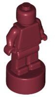LEGO® Parts 90398dr - Statuetă trofeu (rosu inchis) (90398dr)