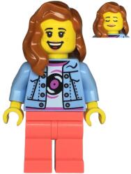 LEGO® Minifigurină City - Angajată magazin discuri (twn476)