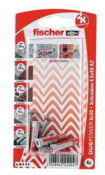 Fischer Duopower 6X30 S A2 K Tipli Csavarral - 4 db/Csomag