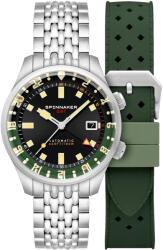 Spinnaker SP-5121-44 Mens Watch Bradner GMT Automatic 42mm 18ATM, Bărbați (SP-5121-44 Mens Watch Bradner GMT Automatic 42mm 18ATM) Ceas
