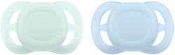 Philips Suzete Philips Avent Ultra Start - 0-2 luni, cu cutie, 2 buc, pastel, pentru băiat, new (SCF075/12)