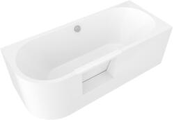 POLYSAN Portas cadă de colț 180x75 cm partea dreaptă alb 75561 (75561)