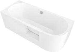 POLYSAN Portas cadă de colț 180x75 cm partea stângă alb 75551 (75551)