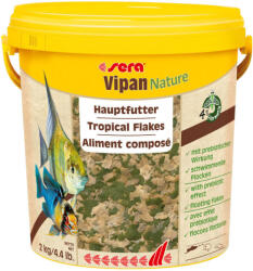 SERA Vipan Nature 10 l / 2 kg Díszhaltáp