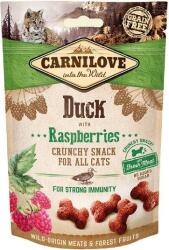 CARNILOVE Cat Crunchy Snack Duck & Raspberries- Kacsa Hússal és Málnával 50g (93151) (93151)