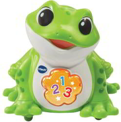 VTech 80-568204 Interaktív Ugri-Bugri Zenélő és Világító Játék Béka - Zöld