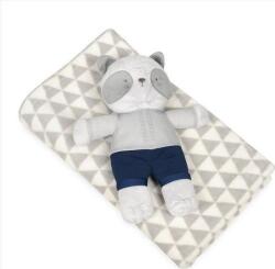 BabyMatex Takaró játékkal Panda Grey 75 x 100 cm (16151-uniw) (16151-uniw)