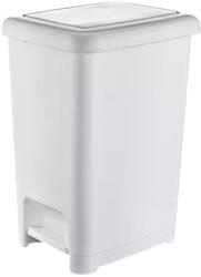 BT Pedálos szemetes 40L Slim Fehér (DA503XSZBA8696287010447W)