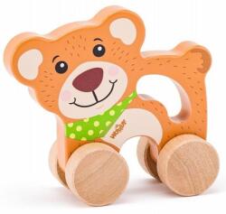 Woodyland Bear pe roți cu mâner (OLP102191990)