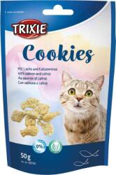TRIXIE Jutalomfalat Macskának Cookies lazaccal 50g (TX-42743) (TX-42743)