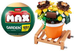 ZURU Max Garden Collection építőjáték - Cserepes növény - Napraforgó (151 db) (83183_napraforgo)
