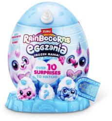 ZURU Rainbocorns Eggzania meglepetés tojás interaktív plüssel - Téli barátok (1 db) (92119)