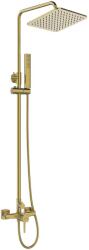 Laveo Pola zuhany készlet fal trópusi zuhany opcióval arany PLA_GBKX (PLAGBKX)