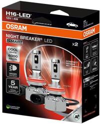 OSRAM 2 db-os LED autóizzó szett NIGHT BREAKER SMART H16 PGJ19-3/4W/12V 6000K - Osram 64219DWNBSM-2HB (OA0075)
