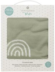 ATMOSPHERA kötött babatakaró, zöld, 100×80 cm (3560232691478) (3560232691478)