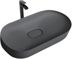 Rea Iris mosdótál 70x35.5 cm ovális mosdótálak szürke/kő REA-U4306 (REAU4306)