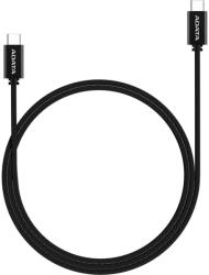 ADATA USB-C apa - USB-C apa 2.0 Adat és töltőkábel 2m - Fekete (CACC-200PN-BK) (CACC-200PN-BK)