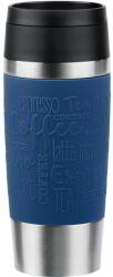 emsa Travel Mug Classic Termosz Bögre - 360 ml, Sötétkék/Inox