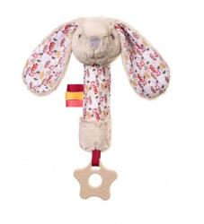 BabyOno Rabbit Milly plüssjáték sípolóval és rágókával, krémszínű (5901435414644) (5901435414644)