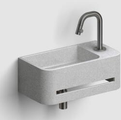 Clou InBe mosdótál 43x23 cm négyszögletes klasszikus szürke/kő matt IB/03.71030. 02.01. R (IB03710300201R)