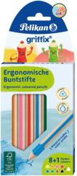 Pelikan Pelikan Griffix Háromszögletű színes ceruza készlet (9 db / csomag) (700856) (700856)