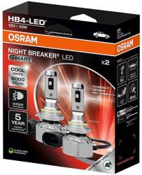 OSRAM 2 db-os készlet LED autóizzók NIGHT BREAKER SMART HB4 P22d/10W/12V 6000K - Osram 9006DWNBSM-2HB (OA0073)